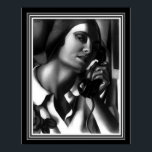 Póster "The Telephone" Art Deco Print -Tamara de Lempicka<br><div class="desc">"El teléfono" Tamara de Lempicka Art Deco 16 x 20 Imprimir</div>