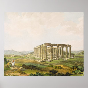 Póster The Temple of Apollo Epicurius, plate 25 from Part