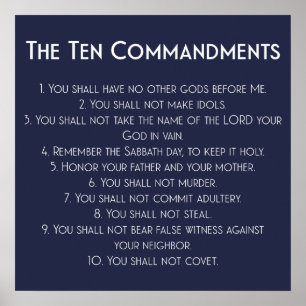 Póster The Ten Commandments