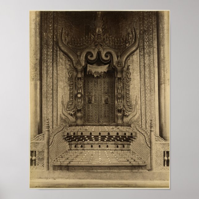 Póster The The-ha-thana or the Lions' throne (Frente)