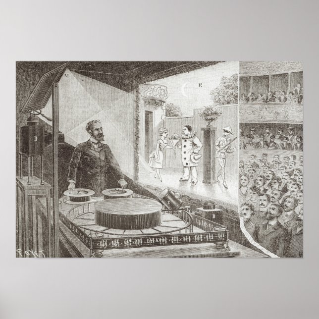 Póster The 'Theatre Optique' and its inventor (Frente)