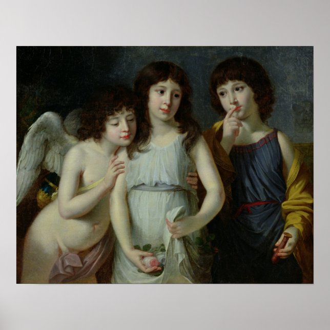 Póster The Three Children of Monsieur Langlois (Frente)