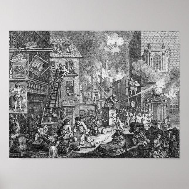 Póster The Times, Plate I, 1762 (Frente)