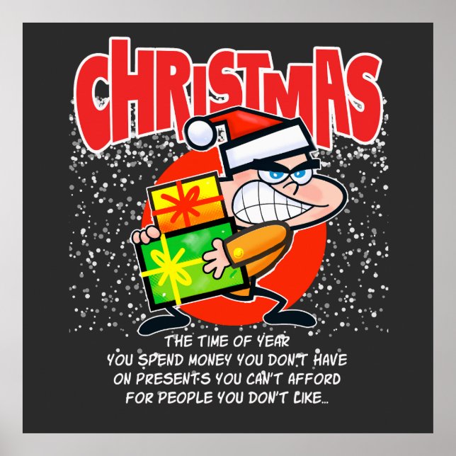 Póster The tote bag for people who don't like Christmas (Frente)