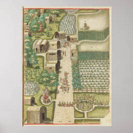 Póster The town of Secota