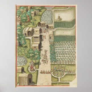 Póster The town of Secota