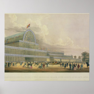 Póster The Transept of the Crystal Palace, from the Princ