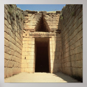 Póster The Treasury of Atreus, c.1300 BC