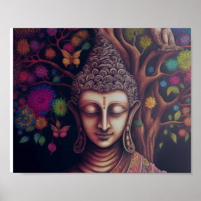 Póster The Tree of Knowledge Faux Canvas Print (Frente)