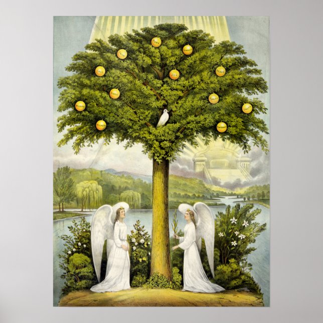 Póster The Tree of Life - 1892 (Frente)