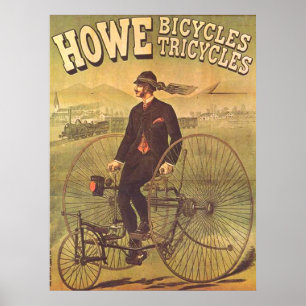 Póster The Tricycle Vintage Advertising Poster 1894