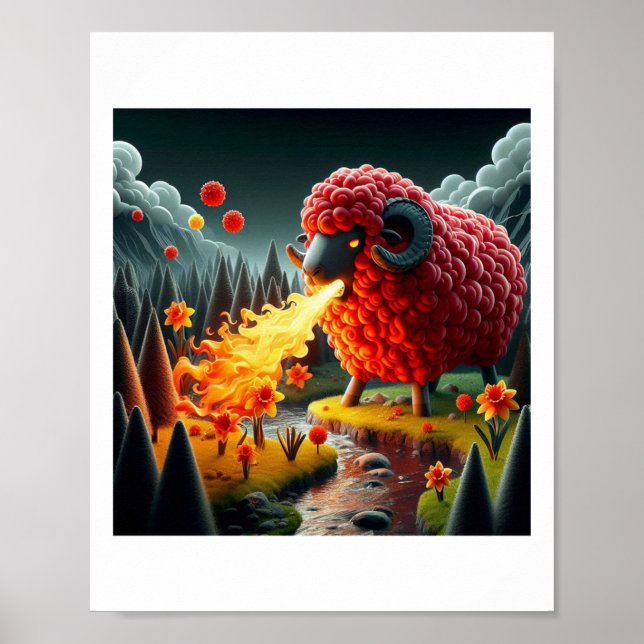 Póster The Truth About The Welsh Dragon Sticker  (Frente)