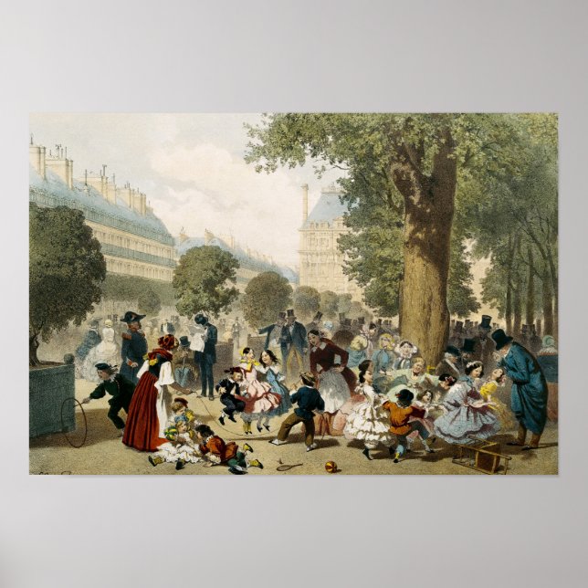Póster The Tuileries, 1856 (Frente)