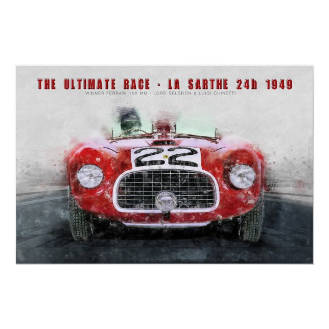 Póster The ultimate race 1949 (Anverso)