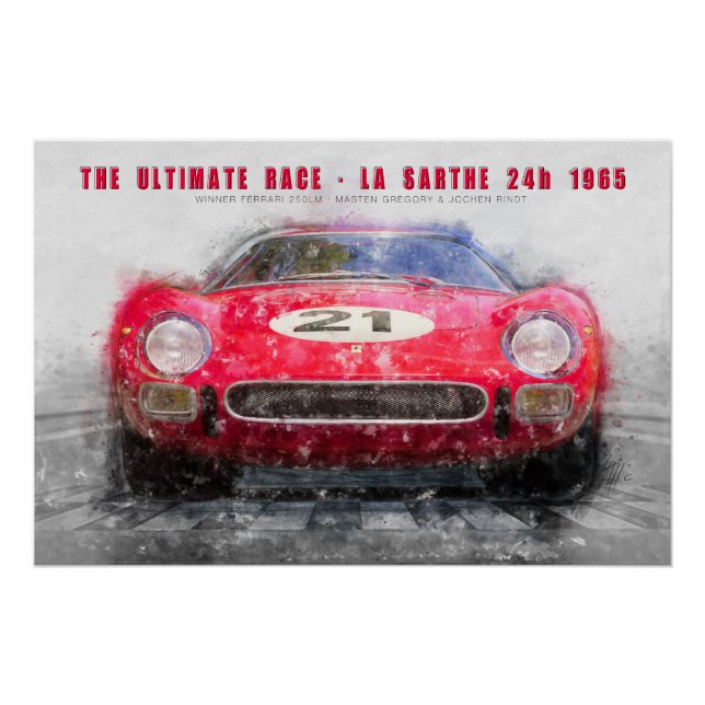 Póster The ultimate race 1965 (Anverso)