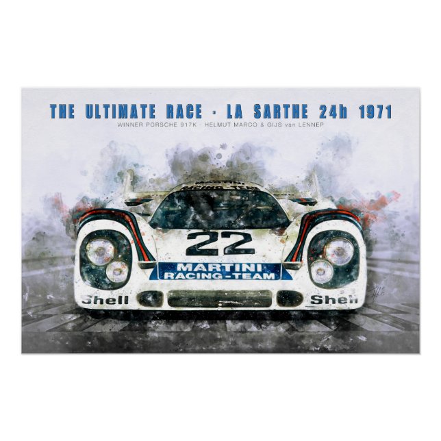 Póster The ultimate race 1971 (Anverso)