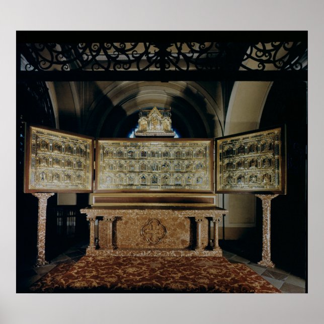 Póster The Verduner Altar, with panels depicting (Frente)