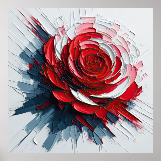 Póster The Versatility of Blooming Roses in Art (Frente)