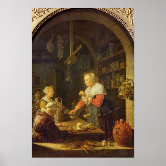 Póster The Village Grocer, 1647 (Frente)