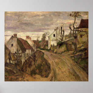 Póster The Village Road, Auvers, c.1872-73