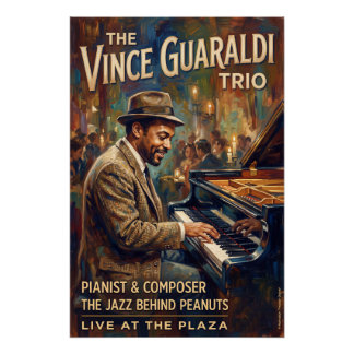 Póster The Vince Guaraldi Trio 