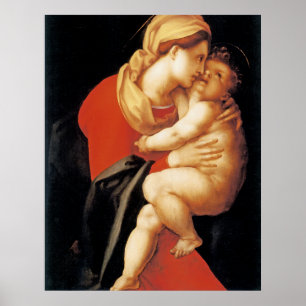 Póster The Virgin and Child by Jacopo Da Pontormo