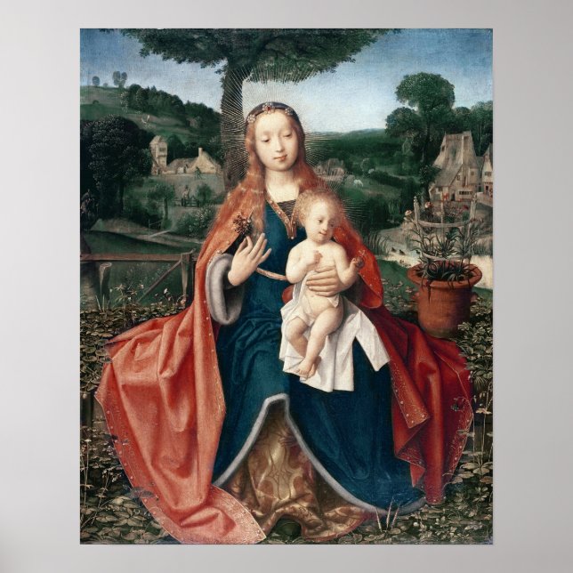 Póster The Virgin and Child in a Landscape (Frente)