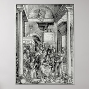 Póster The Virgin and Child with Saints