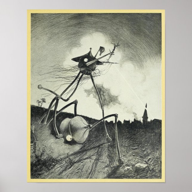 Póster The War of the Worlds (1906) (Frente)