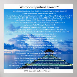 Póster The Warriors Creed by WarriorsCreed