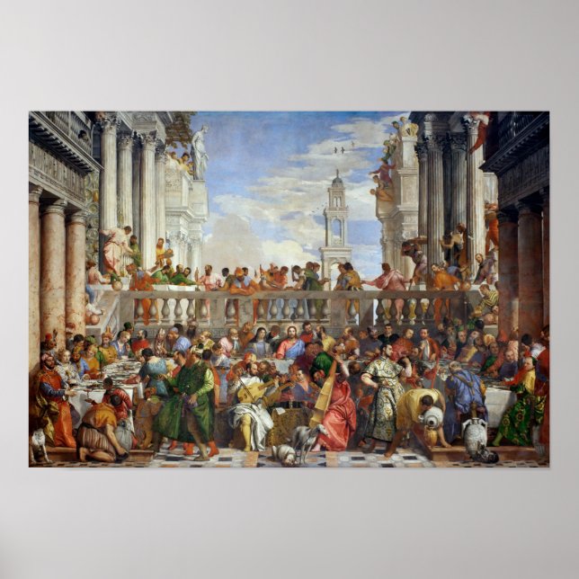 Póster The Wedding at Cana by Paolo Veronese - Poster (Frente)