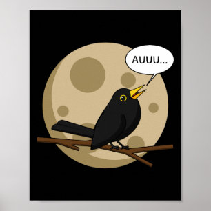 Póster The Werebird - Amueblamiento de Blackbird en Moon 