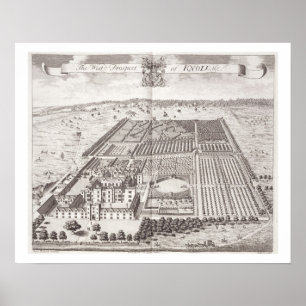 Póster The West Prospect of Knole, from 'Thirty Six Diffe