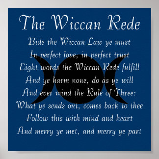 Póster The Wiccan Rede (versión corta)