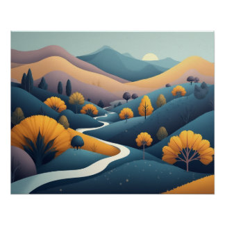 Póster The winding pathway