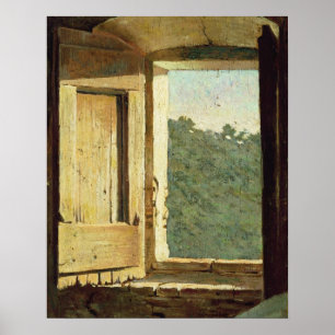 Póster The Window (oil on canvas)