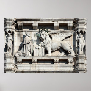 Póster The winged lion of Saint Mark
