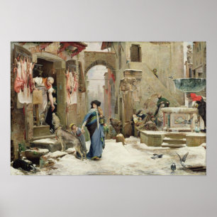 Póster The Wolf of Gubbio, 1877
