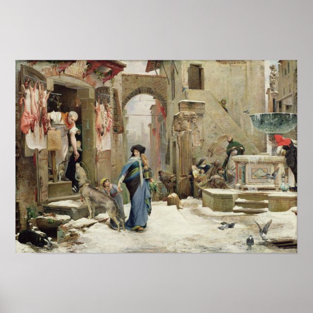 Póster The Wolf of Gubbio, 1877 (Frente)