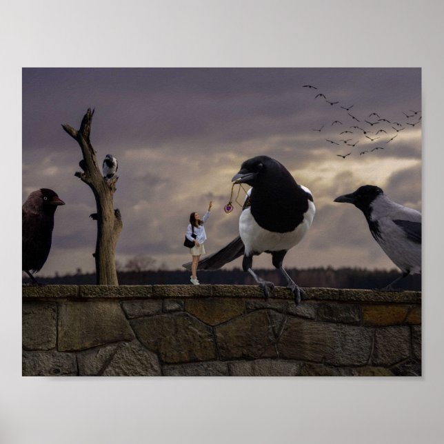 Póster The woman and the birds poster (Frente)