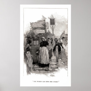 Póster The Women Ran Into The Streets