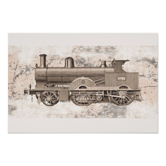 Póster The wonderful age of steam locomotion (Anverso)