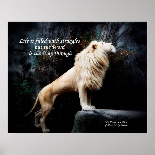 Póster The Word is the Way Through Poster (Frente)