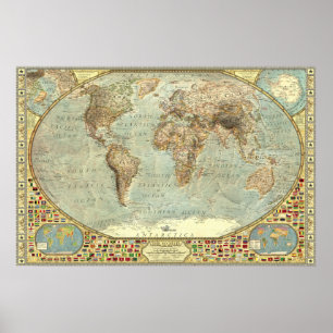 Póster The World - Decorative