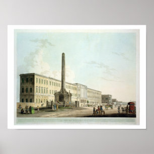 Póster The Writers' Buildings, Calcutta, plate 30 from 'O