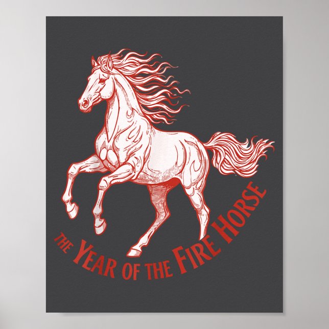 Póster The Year Of The Fire Horse 2026 Celebration  (Frente)