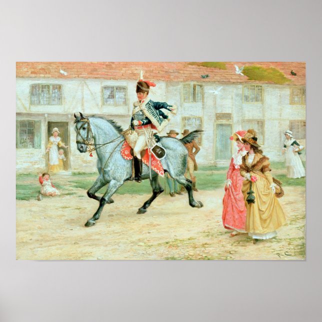 Póster The Young Subaltern (Frente)