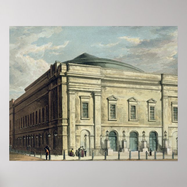 Póster Theater Royal, Drury Lane, Londres, diseñado por (Frente)