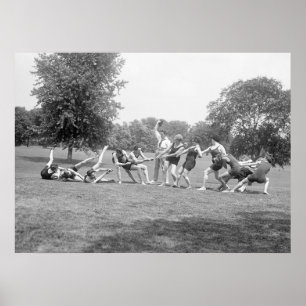 Póster Theater Tug-of-War, 1920s