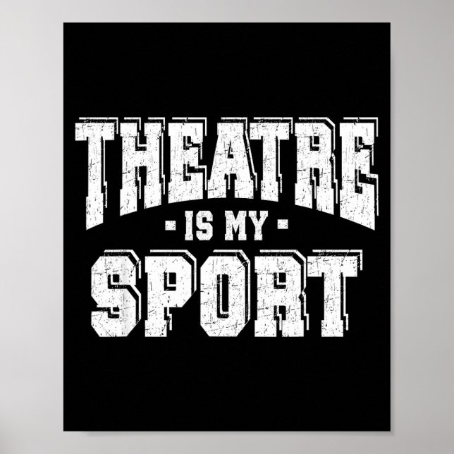 Póster Theatre Is My Srt  (Frente)